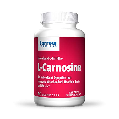 Jarrow Formulas L-Carnosine 500mg, Supports Brain, Memory, Cardiovascular Health, 90 Caps