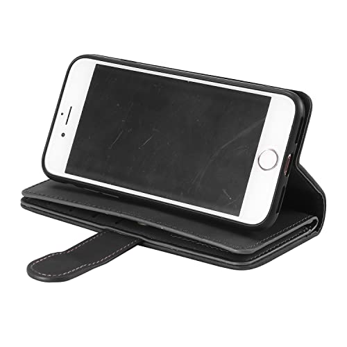 Telefone Flip Capas Para o caso da carteira do iPhone 6, para iPhone 6 Multi-card Zipper Carteira Ph