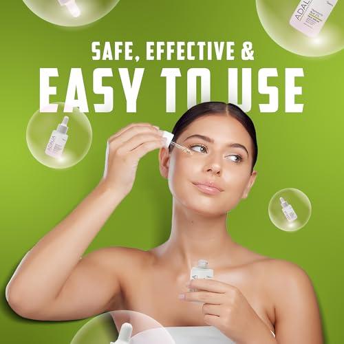 Image of Adalia Hyaluronic Acid 2% Face Serum for Deep Hydration, Dry & Dehydrated Skin, Lightweight Moisturizing Serum for Glowing Skin, Helps Retain Elasticity & Vitality, Non-Sticky Formula for Women & Men, 30ml