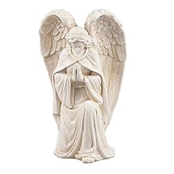 Fox Valley Traders Aoboco WalterDrake White Resin Angel Statue – Religious Garden Statue Remembrance Memorial Guardian…