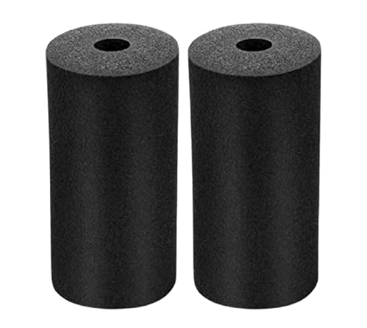 GLASS BLASTER Gym Machine Soft Rubber Foam Roller | Size: 4x8 inch | Set of 2 (B0D2N6QVDM) Amazon Price History, Amazon Price Tracker
