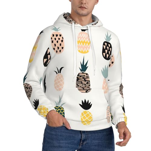 Sweat à capuche ananas en polaire idéal pour vos week-ends décontractés