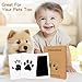 2 Pack Jumbo Baby Hand and Footprint Kit– Inkless Clean Touch Ink Pad for Keepsake Footprints, Paw Prints, Mess-Free Ink Pad for Newborns and Pets with 8 White Cards（Jet Black）