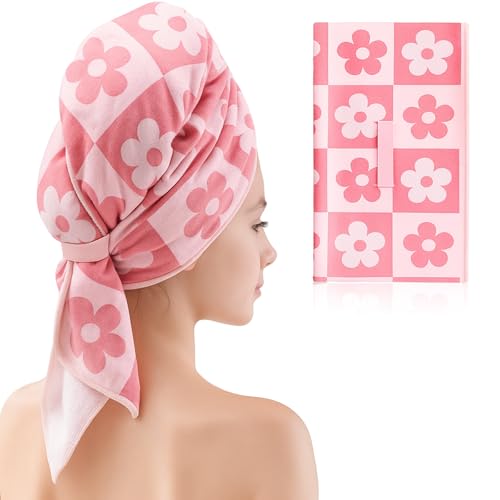 Hillsuren Microfiber Hair Towels Quick Dry Hair Towel Wrap for Women, Suitable for Home, Recreation, Beach, Yoga, Gym, Camping, Etc. 40 x 24 Inches