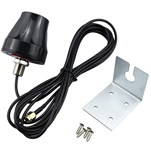 5dBi Waterproof WiFi Antenna 2.4GHz 5.8GHz Outdoor Omnidirectional Antenna Wall Mount MIMO RP-SMA Antenna for WiFi Router Hotspot Security IP Camera WiFi Adapter Video Surveillance Monitor Antenna