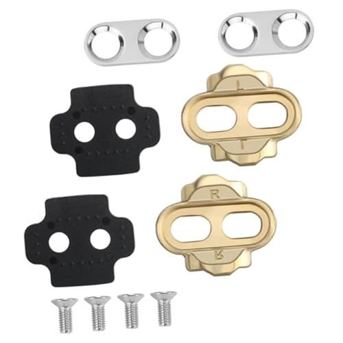 CORHAD Portable Bike Pedal Cleat Aluminum Alloy Bike Cleat Cycling Accessories Toe Clips
