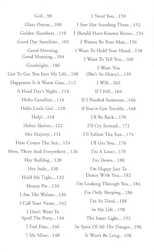 The Beatles – The Little Black Songbook | Guitar Chord Songbook with Lyrics and Chord Diagrams | 195 Classic Songs in a Pocket-Sized Format for Beginners and Experienced Players