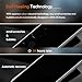 Ferilinso Privacy Screen Protector for Samsung Galaxy Z Flip 6 / Z Flip 7 FE [Phone Case Friendly], Inside Anti-Spy Film With 2 Pack Back Tempered Glass + Camera Lens Protector Accessories