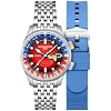 Spinnaker Mens 42mm Bradner GMT Automatic Spongebob Squarepants Bubbly Grins Limited Edition Watch with Solid Stainless Steel Bracelet SP-5162