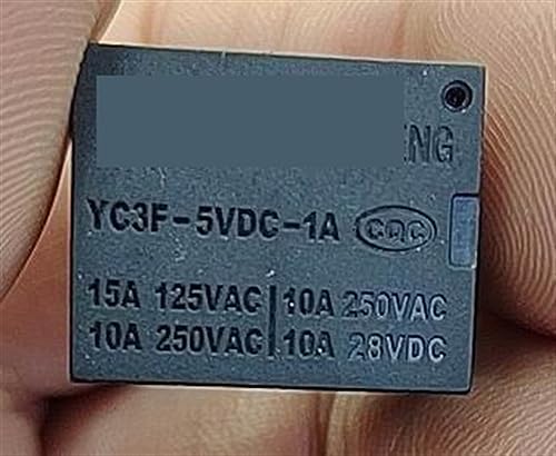 Relé T73-1A-5V de 4 pines con conmutación estable YC3F-5VDC-1A 2