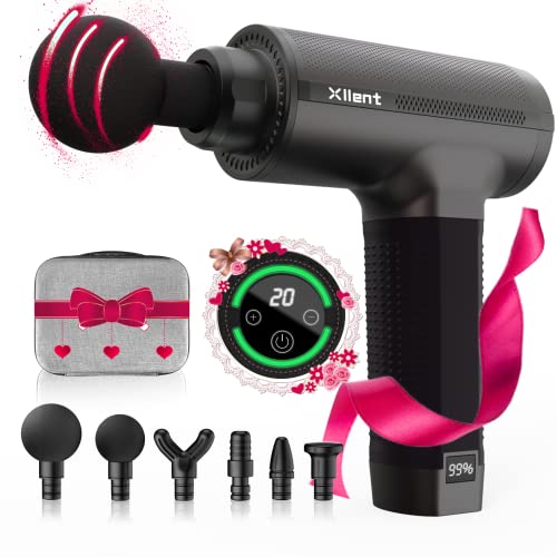 Mothers Day Gifts Massage Gun,Massage Gun Deep Tissue Gifts for Mom,2022 New Muscle Massage Gun for Athletes,Massage Gun for Back/Neck/Leg,with 6 Interchangeable Heads 20 Speeds Mothers Day Gifts Massage Gun,Massage Gun Deep Tissue Gifts for Mom,2022 New Muscle Massage Gun for Athletes,Massage Gun for Back/Neck/Leg,with 6 Interchangeable Heads 20 Speeds