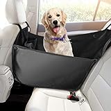 ★ La mejor opción para viajar: caja o alfombra.Las cubiertas de dos tamaños con las correas ajustables hacen el trabajo de la cubierta del asiento del animal doméstico para todos los coches y SUV. Simplemente doblar por la mitad cuando hay pasajero en el asiento trasero.