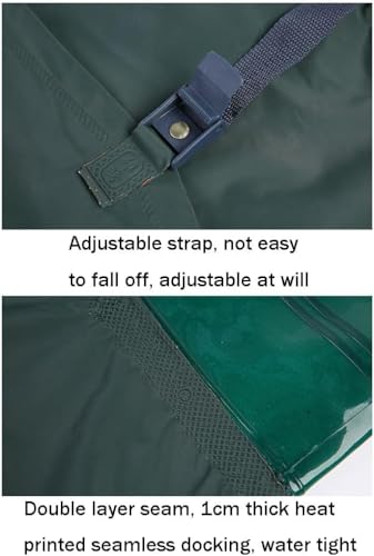 Botas de vadeadores de cadera impermeables de 80 cm con suela oxford resistente 5