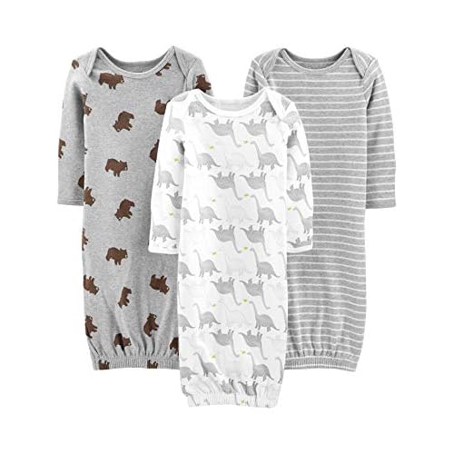 Simple Joys by Carter’s Baby 3-Pack Neutral Cotton Sleeper Gown