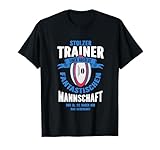 Stolzer Trainer Rugbymannschaft Rugby Trainer Geschenk T-Shirt