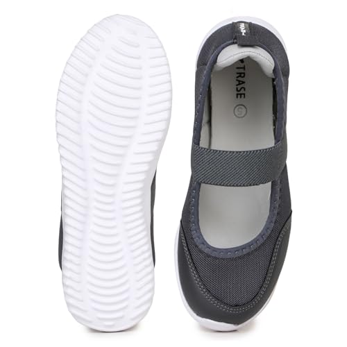 Image of TRASE Ballet Flats for Women | Stylish Slip On Bellies with Soft Memory Foam Insole | Comfortable Footwear for Office & Casual Use