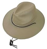 Broner Mens Khaki Solarweave Breezer Hat, Large