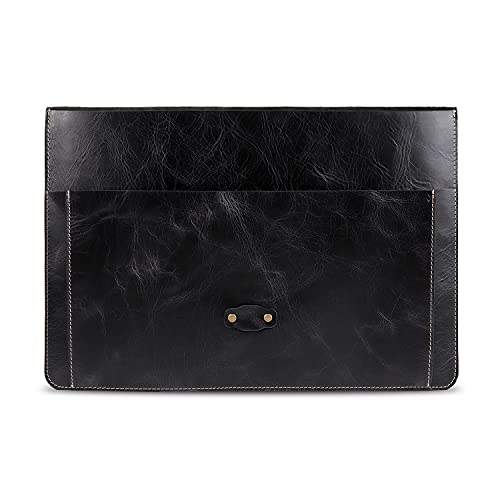 Housse MacBook Pro en cuir véritable pour le travail nomade et les déplacements - 3