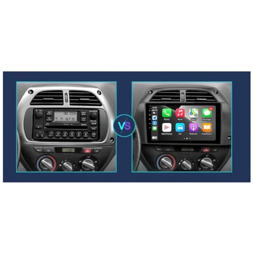 Radio coche 2 DIN pantalla para Toyota RAV4 2001-2015 con Bluetooth y Mirror Link 2