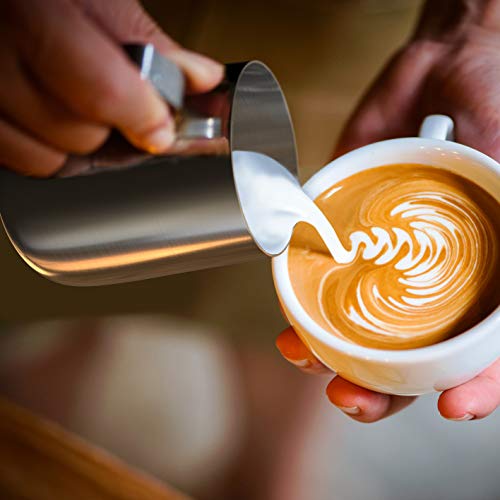 Milchkännchen Arendo aus Edelstahl 350ml Spülmaschinenfest und rostfrei