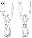 Replacement DC Charging Cable | USB Charger Cord - 2.5mm (2 Pack)