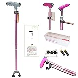 すこやかステッキ【日本正規品】NOMEAROD ノメアロッド ウエルネスケーン SC-1-LED 日本人の身長にあわせたアジアンフィット設計 身長 132cm から 175cm 美しいアルミプレミアムサーフェイス 3点ピボットチップ 高輝度LED採用 (シャインピンク) すこやかステッキ【日本正規品】NOMEAROD ノメアロッド ウエルネスケーン SC-1-LED 日本人の身長にあわせたアジアンフィット設計 身長 132cm から 175cm 美しいアルミプレミアムサーフェイス 3点ピボットチップ 高輝度LED採用 (シャインピンク)