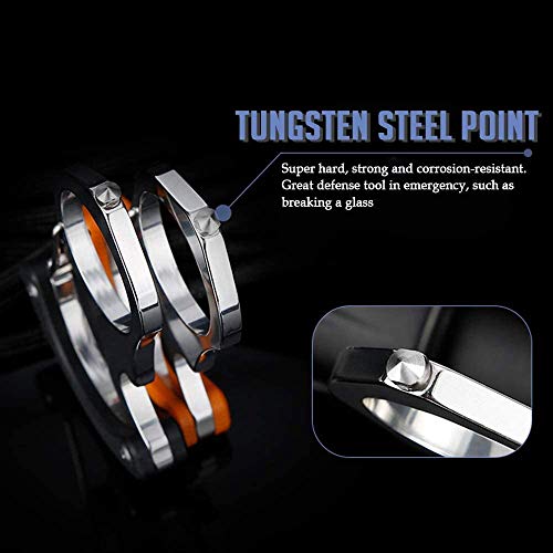 Multi-Tool Key Chain,Carabiner Clip,Emergency Escape Car Window Breaker and Bottle Opener, Car Keychain for Men and Women - Thumbnail 4
