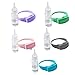 Produktbild 1/3/5/6pcs Portable Silicone Liquid Bracelet Hand Dispenser, Wristband Dispenser with Squeeze Bottle,Suitable for School, Travel, Work,Outdoor(Random Color,5PC)