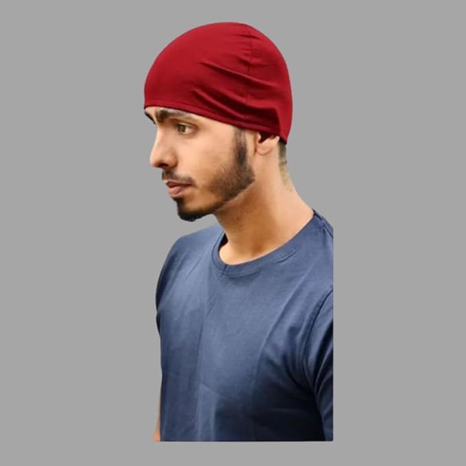 MOTUS Helmet Skull Cap for Men Bike Cotton Head for Man Motorcycle Hair Cover for Bikers Sweat Cooling Toppa for Cycling for Summer and All Season Boys, Girls & Women - 5B5Y 2