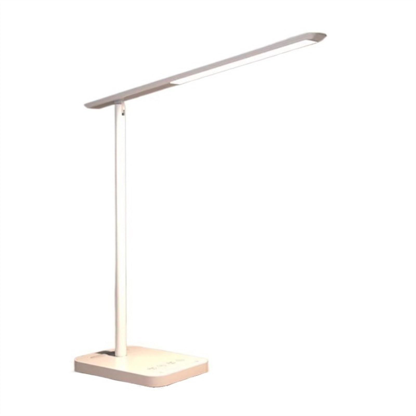 Lampa do nauki Lampa biurkowa, płynnie przyciemniana lampka na biurko LED z 3 trybami kolorów, sterowanie dotykowe, timer automatycznego wyłączania 45 min, lampka do czytania z ochroną oczu i lampką n