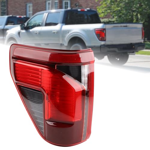 Duolctrams Halogen W/Blind Spot (Module NOT Included) Tail Light Rear Lamp Assembly Compatible for 2024 2025 Ford F150 XL/XLT/STX/Tremor LH RL3Z-13405-C RL34-13B505-BD