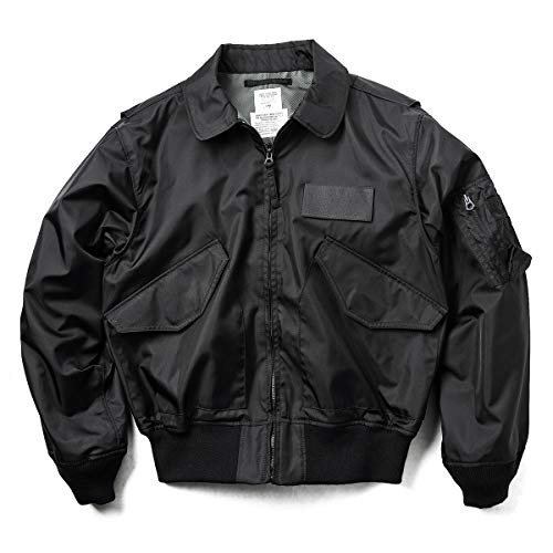 Schott ＭＡ1 CWU-36/P ブラックフライトジャケット Schott MA1 CWU-36/P ブラックフライトジャケット ヒューストン] 米