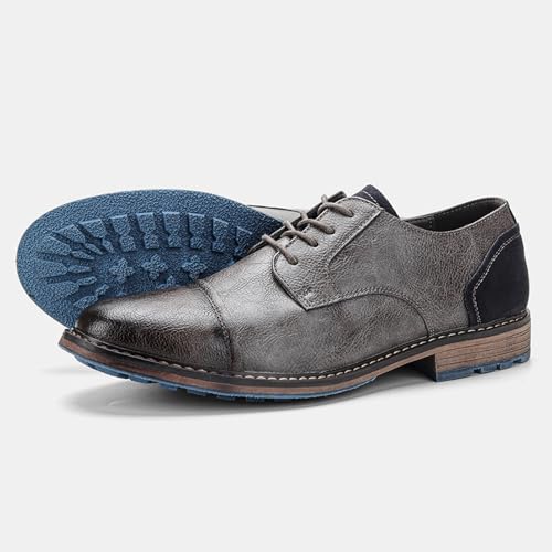 Men's Orthopedic Comfort Dress Shoes Casual Business Leather Oxford Derby Loafers Office Walking Work Flats2