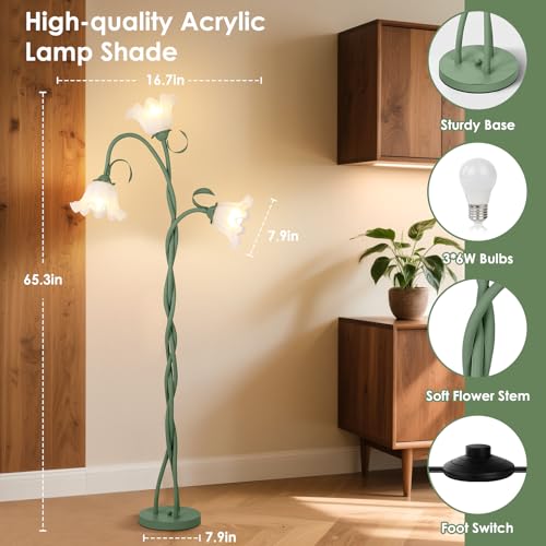 50% Off Modern Tree Floor Lamp with 3 Color Temperatures