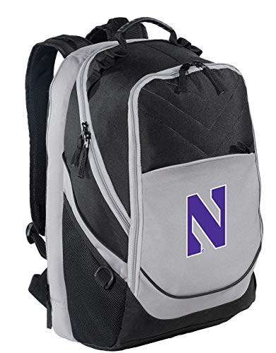 Image of Broad Bay Northwestern Wildcats Backpack | Official NU Wildcats Logo, Padded Laptop Computer Section, Premium 600 Denier Nylon Fabric,