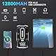 ACEZUK 5000A Starthilfe Powerbank 12V (Bis Zu 7,0L Benzin Oder 5,5L Diesel) Auto Starthilfe mit LED-Taschenlampe, großen Bildschirm, Jumper Bildschirm, Autobatterie Booster für SUV Motorrad Rasenmäher