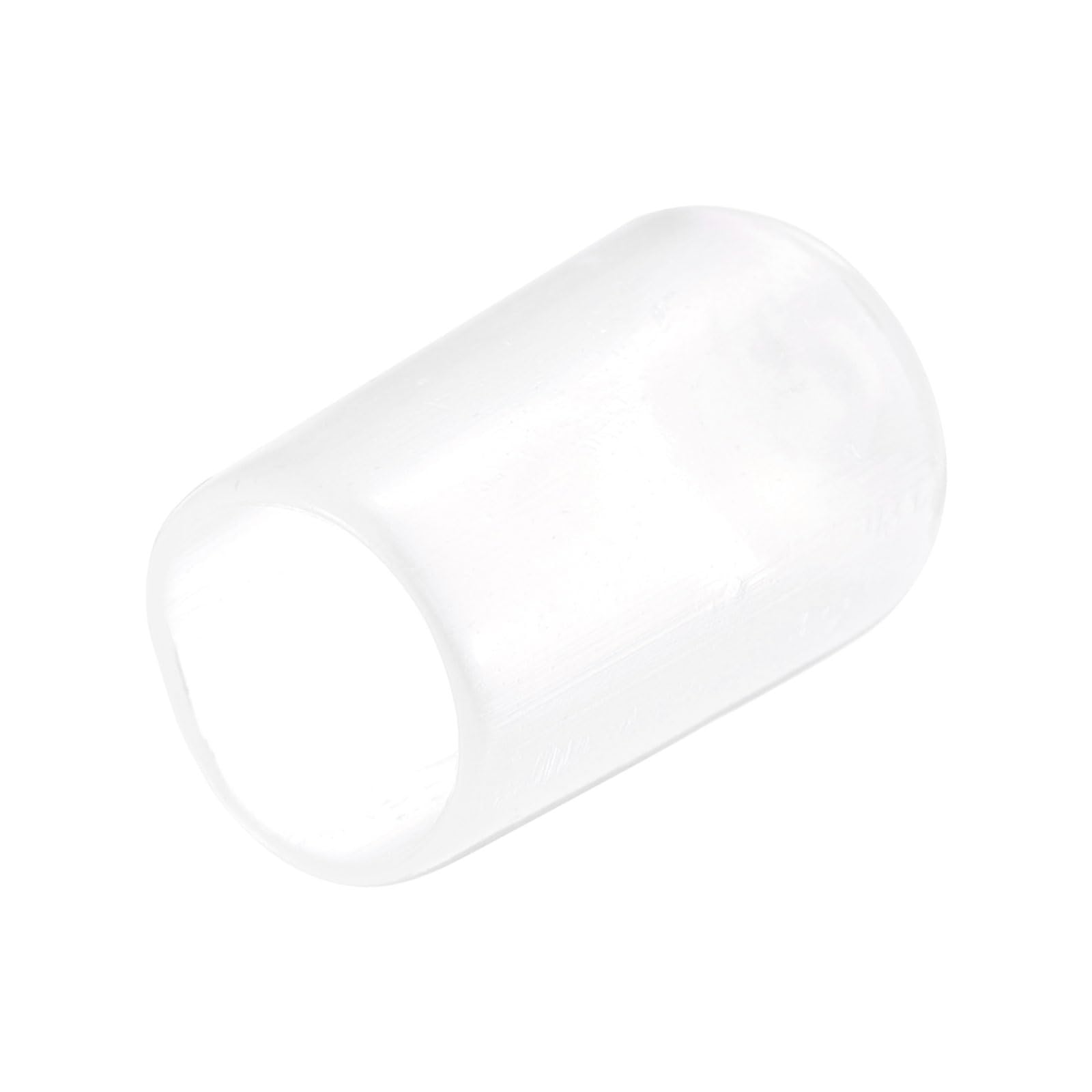 uxcell 20pcs Rubber End Caps 9mm ID Vinyl PVC Round Tube Bolt Cap Cover Screw Thread Protectors Clear