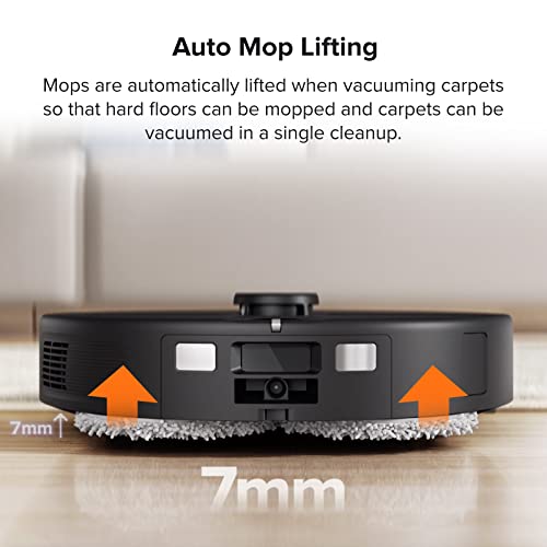 roborock Qrevo Robot Vacuum and Mop, Auto-Drying, Auto Mop Washing, Dual Spinning Mops, Auto Mop Lifting, Self-Refilling, Self-Emptying, Reactive Tech Obstacle Avoidance, 5500Pa Suction, Black 5 roborock Qrevo Robot Vacuum and Mop, Auto-Drying, Auto Mop Washing, Dual Spinning Mops, Auto Mop Lifting, Self-Refilling, Self-Emptying, Reactive Tech Obstacle Avoidance, 5500Pa Suction, Black - Image 3