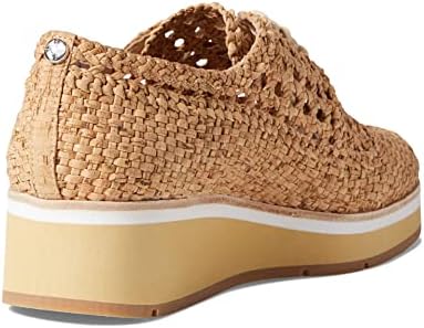 Donald Pliner Napoli Woven Cork, Platform Shoes, Dressy, Women’s Wedge Sneakers, Natural, 8.5 | Image 4