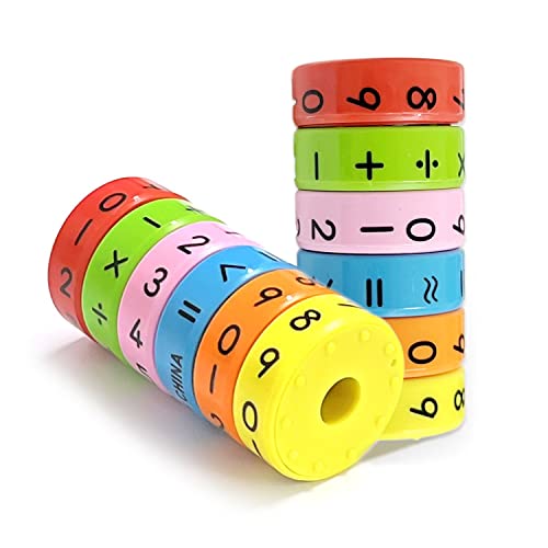 2 x magnetisches rithmetisches Lernspielzeug, Intelligenz Gehirnentwicklungsspielzeug, Lernspielzeug für Kinder Kinder.