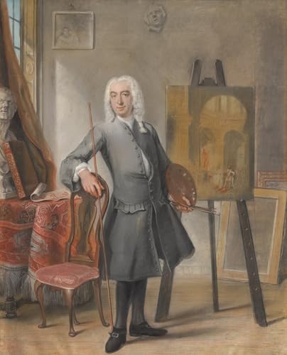Autoportrait Cornelis Troost affiche graffiti pour habiller un mur vide 60x90cm