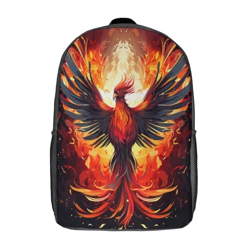 Sac à dos pour livres robuste 43 cm Fire Phoenix : protégez le dos de votre enfant