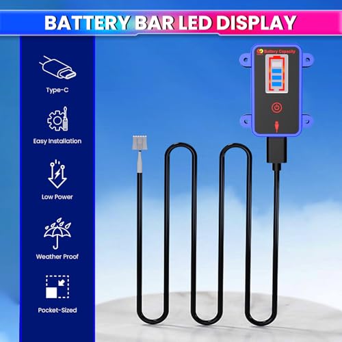 Image of amiciSolar SOC Indicator for DALY BMS with UART Port | Real-Time Battery Charge Percentage Monitoring for Smart BMS
