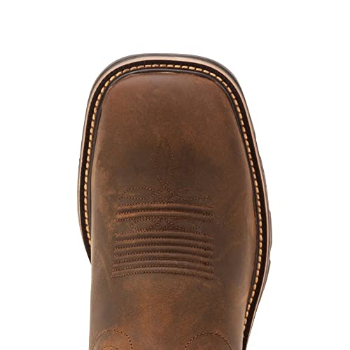 R. Watson Cowhide Square Toe Steel Toe Waterproof Work Boots, Hazel Bay2