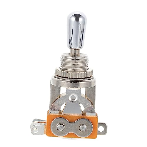 LOLIPPYY ギター用ウェイトグルスイッチ 属製ピックアップセレクター 小型軽量で耐久性があり エレキギター交換パーツに