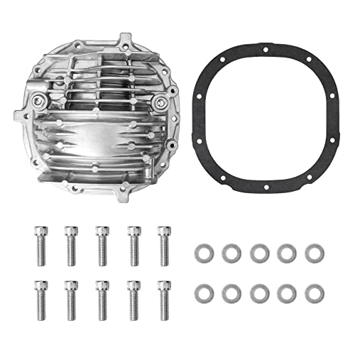 8.8 Rear Axle Differential Cover Aluminum & Finned Compatible with 1985-2014 Ford Mustang 3.7L Replace# DR3Z-4033-B