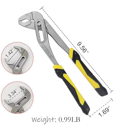 Image of Channel Locks Plier 10 inch,High Torque,V Jaw,Anti-Slip Handle.