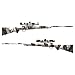 Mossy Oak Graphics - 14004-R-WR Winter Camouflage Gun Skin Kit - Easy to Install Precut Vinyl Wraps and Matte Finish - Rifle Kit
