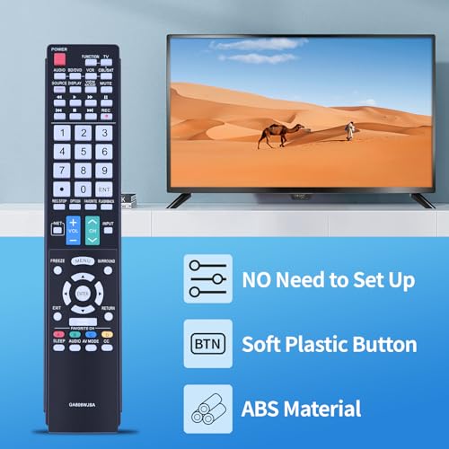 Télécommande GA806WJSA compatible Sharp Aquos remplacement rapide - 3