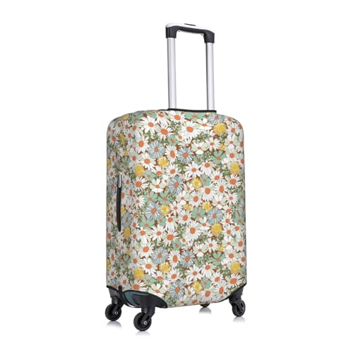 Daisy Luggage Cover Protector Anti-Scratch Washable Fits 18-32 Inch Luggage-Small3